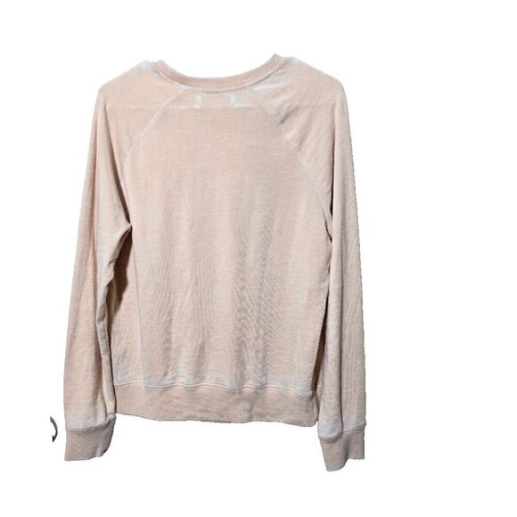 Spiritual Gangster Sweatshirt Sz M Thin Knit Tropical Coastal Comfort Beige Boho - Picture 2 of 10